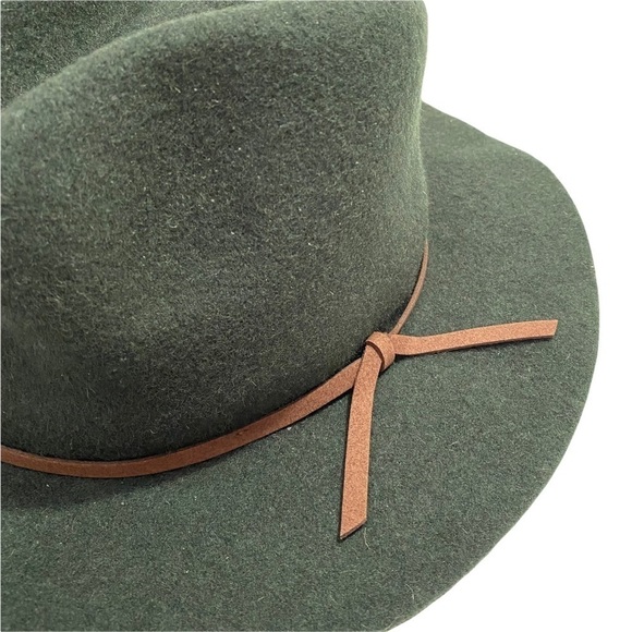 Brixton Valley Fedora Moss Green One Size - Picture 2 of 9